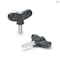 Elesa Thumb Screw, M5-16 Thread Size, Wing, Zinc Plated Steel, 24 mm Head Ht, 16 mm Lg EWN-p - alternate 1